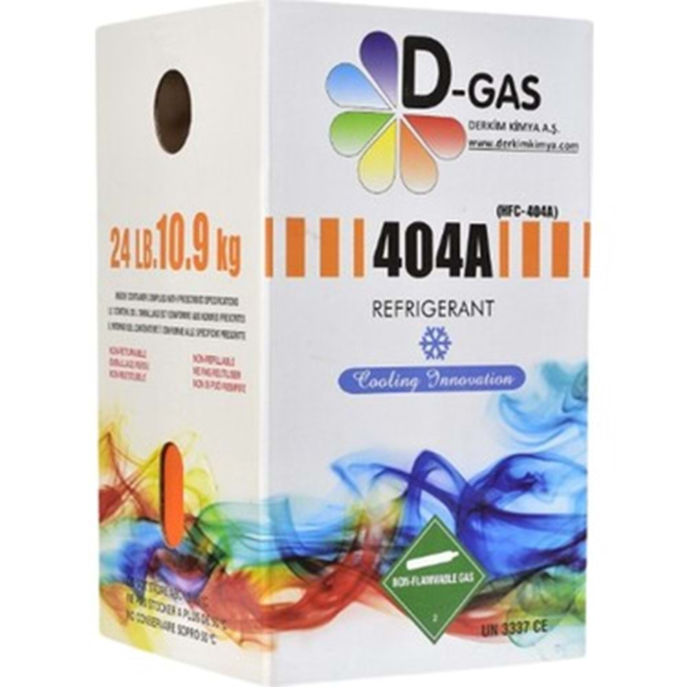 R-404A C-GAS Tekrar Doldurulabilir Tüplü 10 Kg